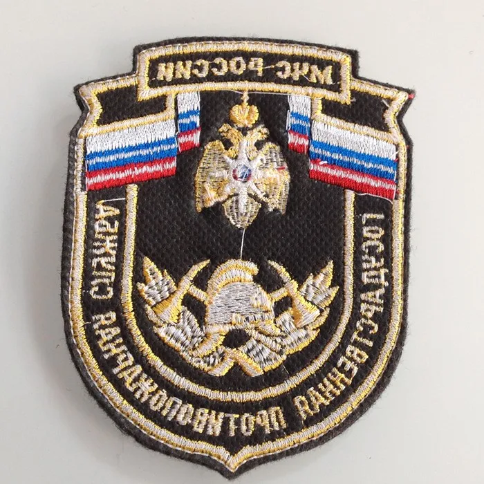 Оригинальная русская военная Боевая нашивка пожарная вышивка 3D армейские