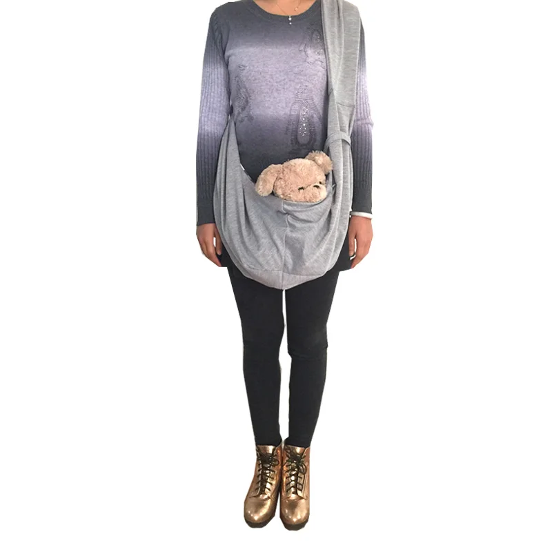 Сумка для переноски собак и кошек регулируемая слинг-переноска маленький