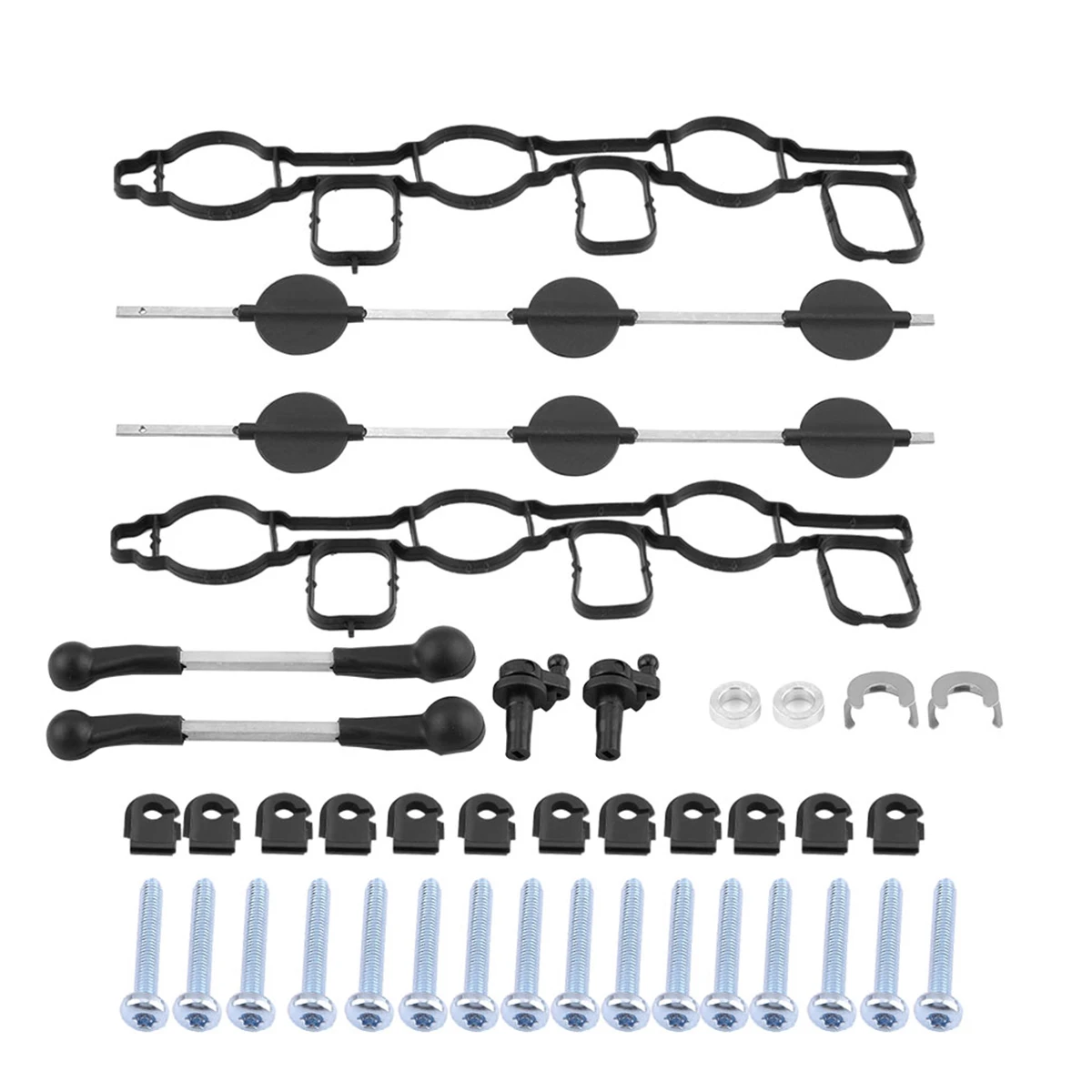 

Впускной впускной коллектор Вертлюги набор подходит для Audi A4 A5 A6 A8 Q5 Q7 Touareg Phaeton 2004-2012 модели 059129711 059129712