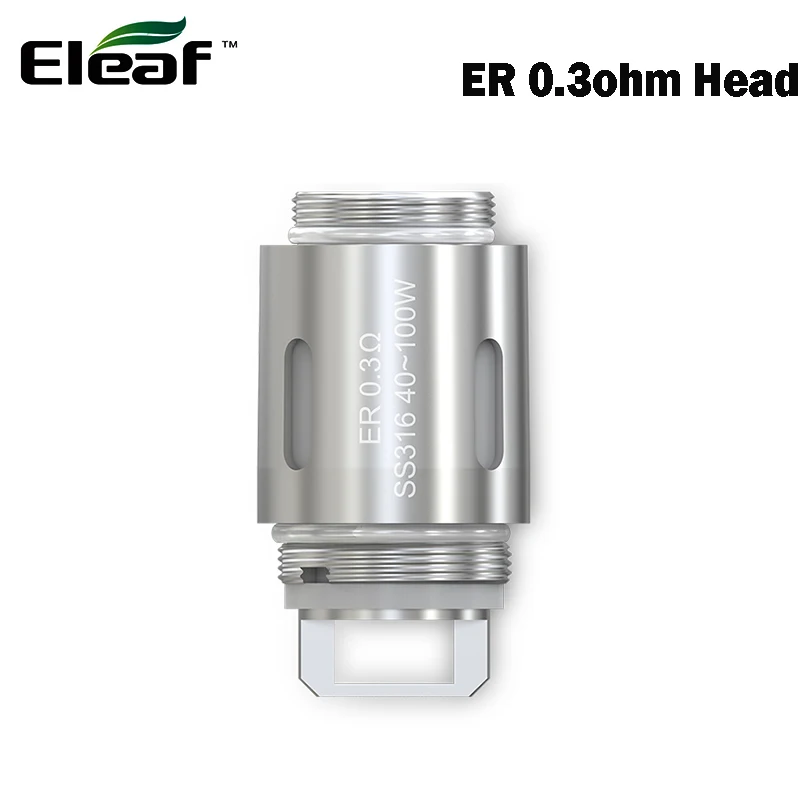 5 шт./лот Eleaf ER 0.3ohm головка SS316 замена катушки для головы испарителя электронной