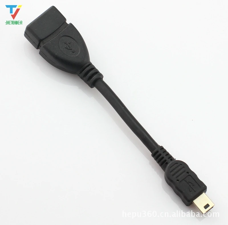 500 шт./лот 11 см Micro USB к мини хост OTG кабель для DAC портативный цифровой усилитель