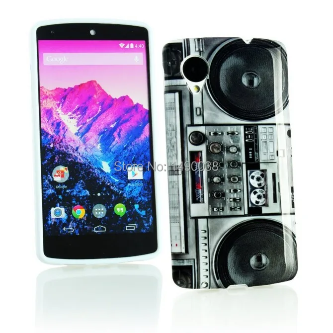 1 шт. ретро-чехол для Google LG Nexus 5 силиконовый радиоприемник мобильный телефон