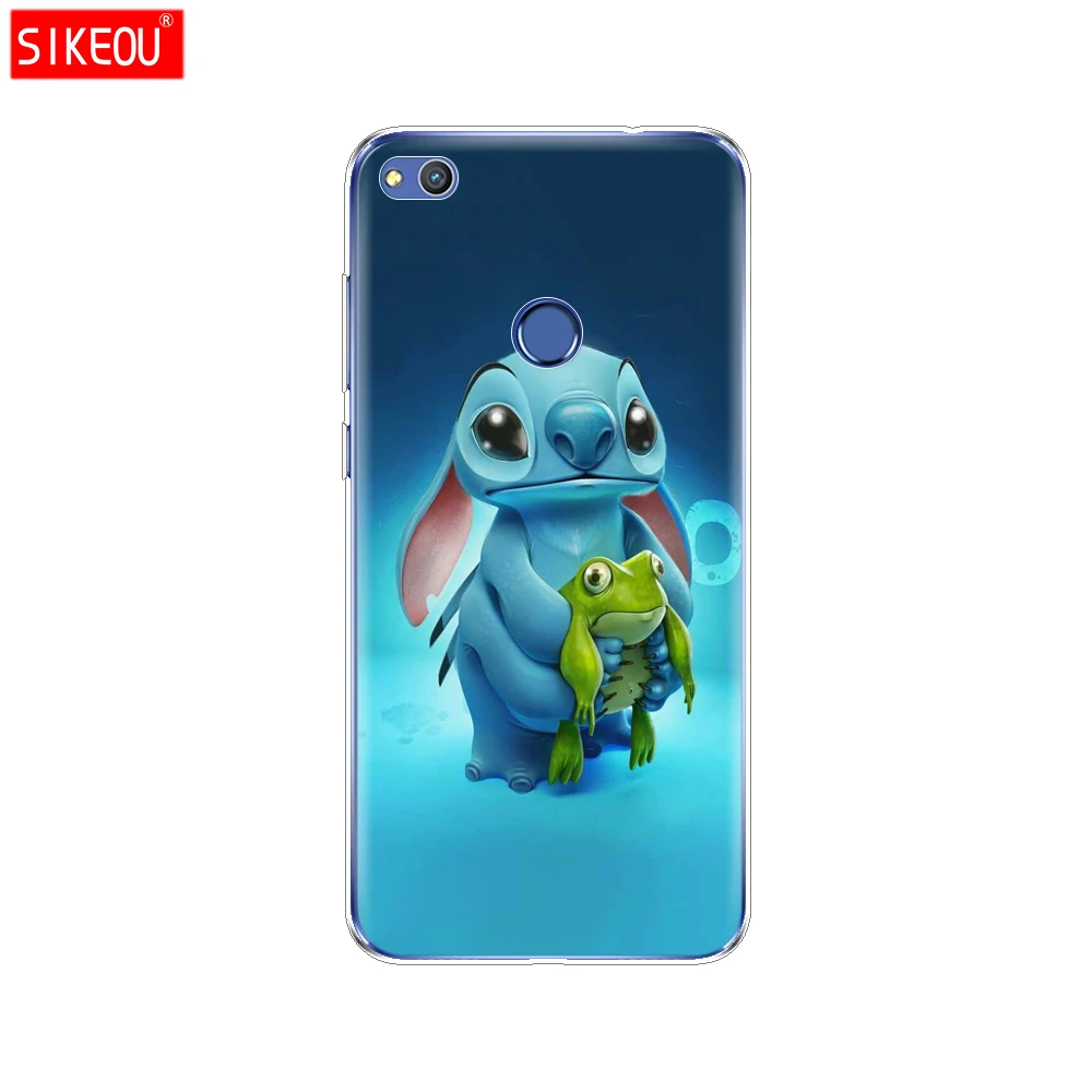 Силиконовый чехол для телефона Huawei P20 P7 P8 P9 P10 Lite Plus Pro 2017 P Smart 2018 coque bumper cute cartoon Lilo