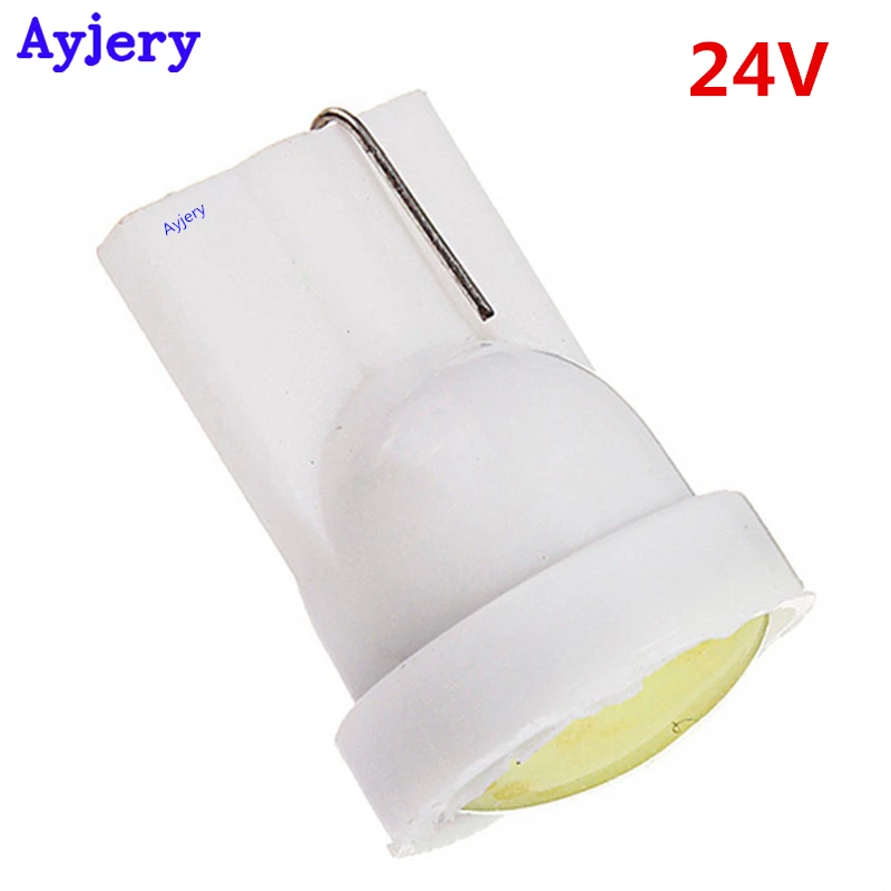 AYJERY 10/30/50X T10 светодиодный 194 168 W5W 24V DC туннельный 2 Вт яркий светильник лампы