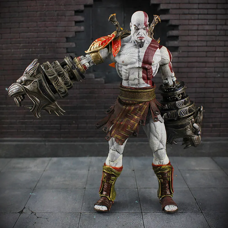 Фото NECA Game God of War III Kratos ПВХ фигурка Коллекционная модель игрушки в коробке 18 см