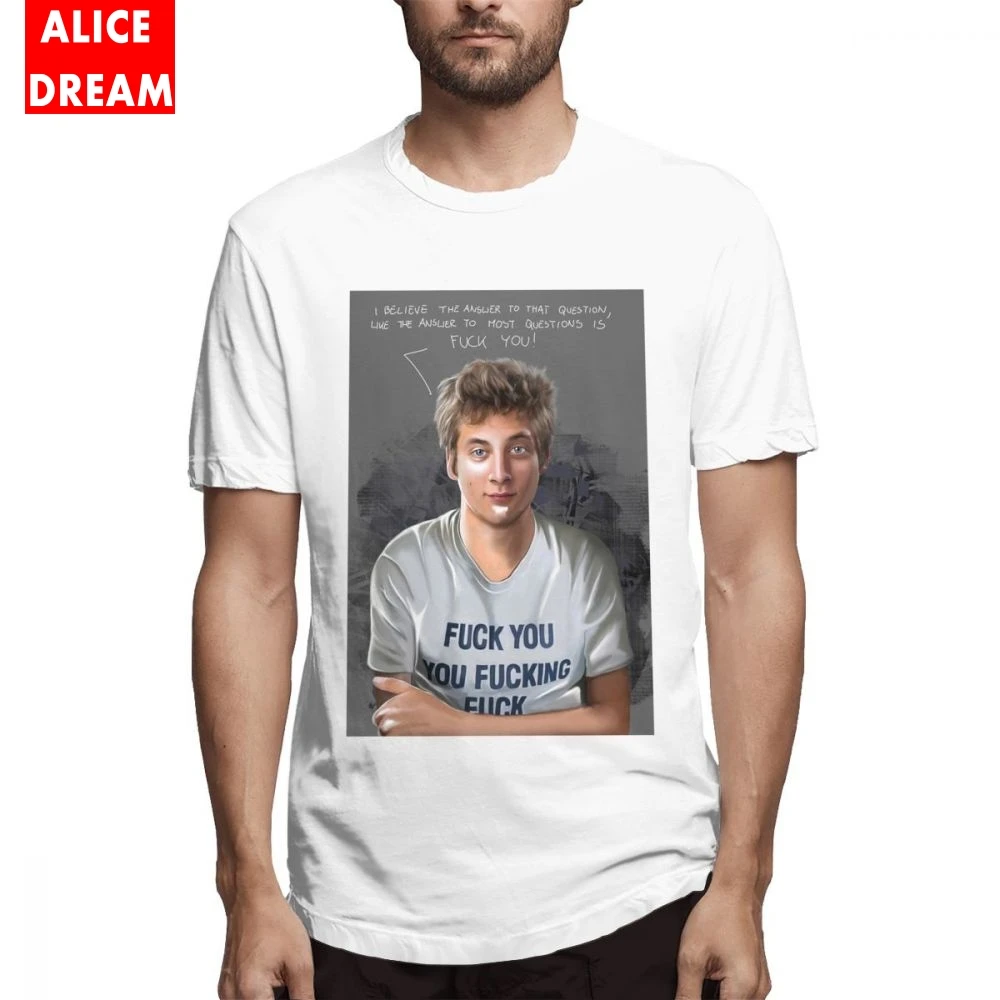 Футболка для губ Carl Gallagher 3D принт футболка органический хлопок S-6XL Camiseta tv