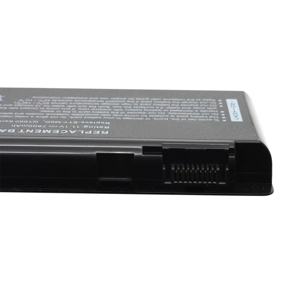 YHR 7800Mah laptop battery For MSI BTY-M6D E6603 GT60 GT660R GT670 GT680DXR GT683 GT685H GT70H GT760R GT780DX GT783 GX60 GX780 |