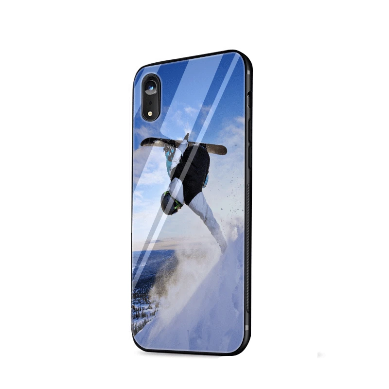 Чехол из закаленного стекла для iPhone X XS XR Max 6 6s 7 8 Plus 5 5S SE|Чехлы-накладки| |