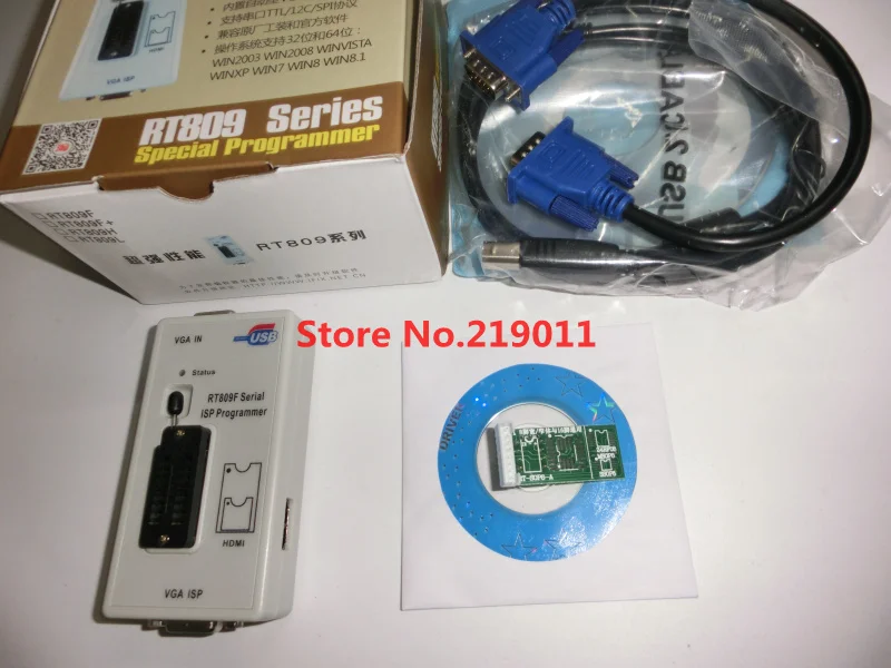 Программатор VGA LCD USB RT809F последовательный ISP программатор инструменты для