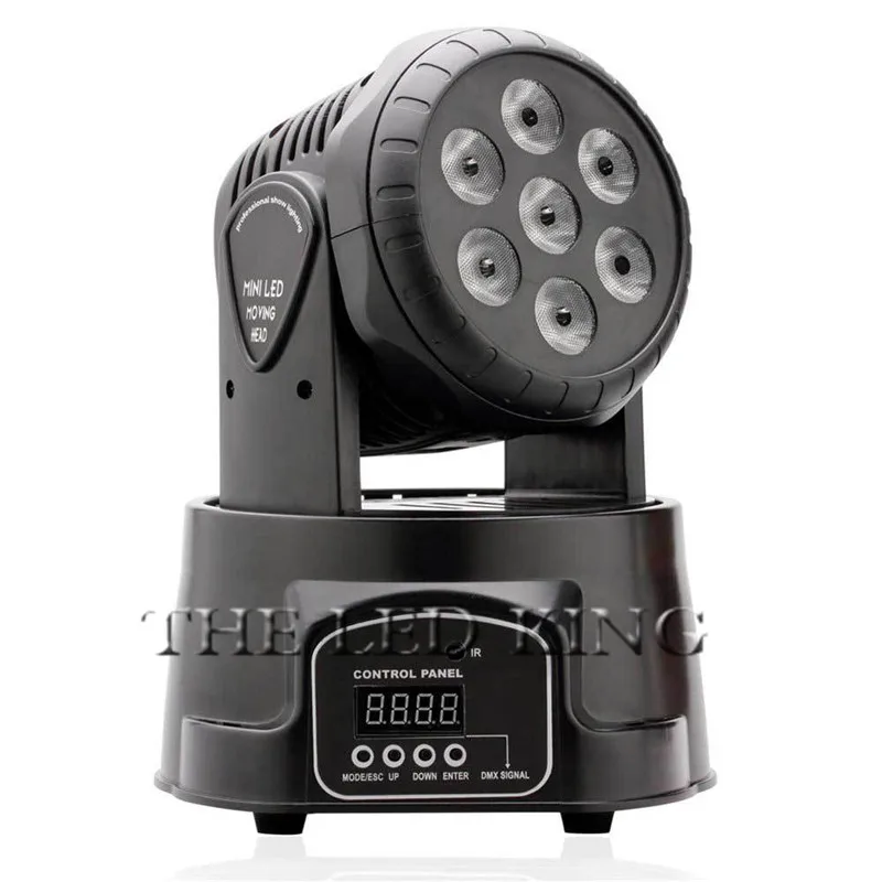 1X мойка 4 в 1 RGBW LED Moving Head Light DMX 512 14CH для сцены вечеринки диджеев PAR Lighting внутреннего
