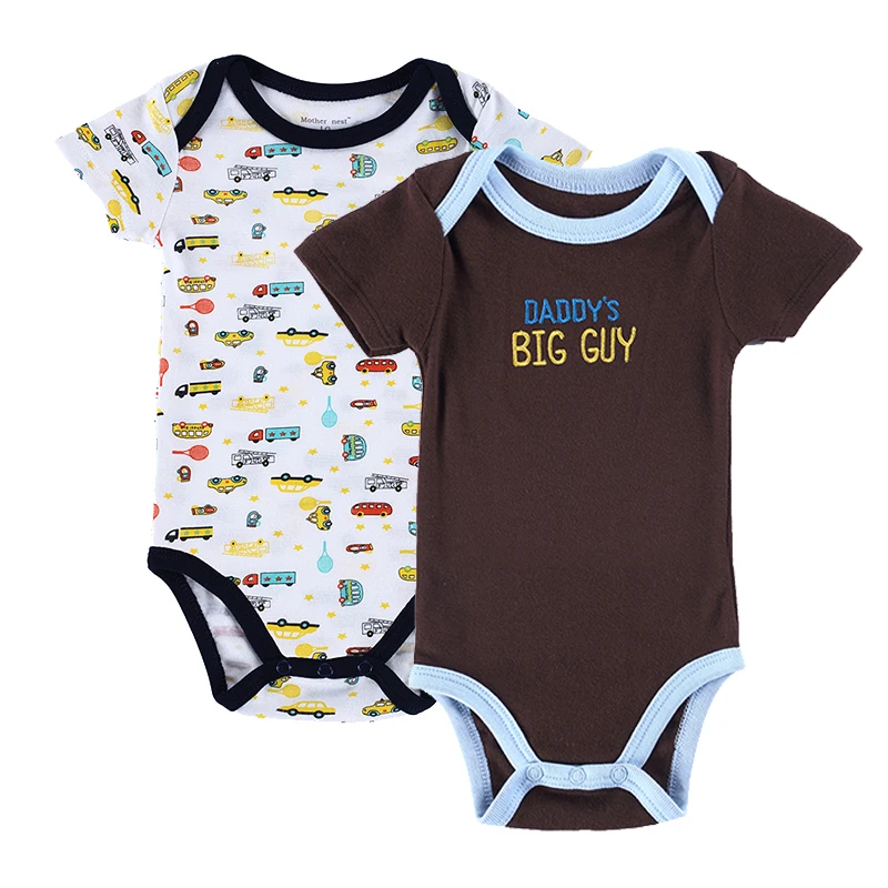 2PCS Летняя Коллекция Хлопок мальчиков Одежда для девочек с коротким рукавом