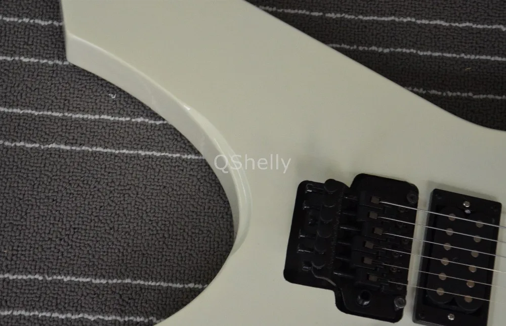 Высококачественные гитары QShelly floyd rose tremolo на заказ 6 струн с Кремовым Олдером