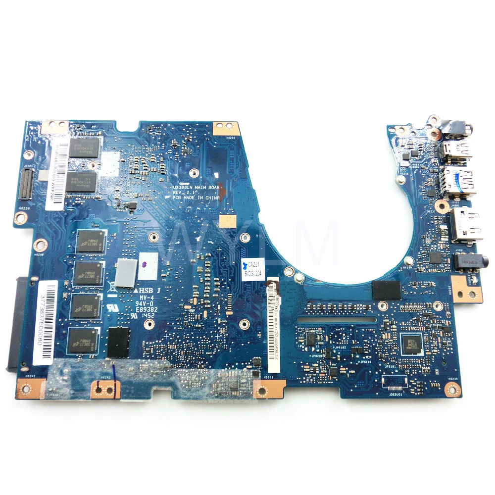UX303LN i7-4510 процессор GT840M 2 Гб VRAM материнская плата REV 1 Для ASUS UX303 UX303L UX303LG UX303LA