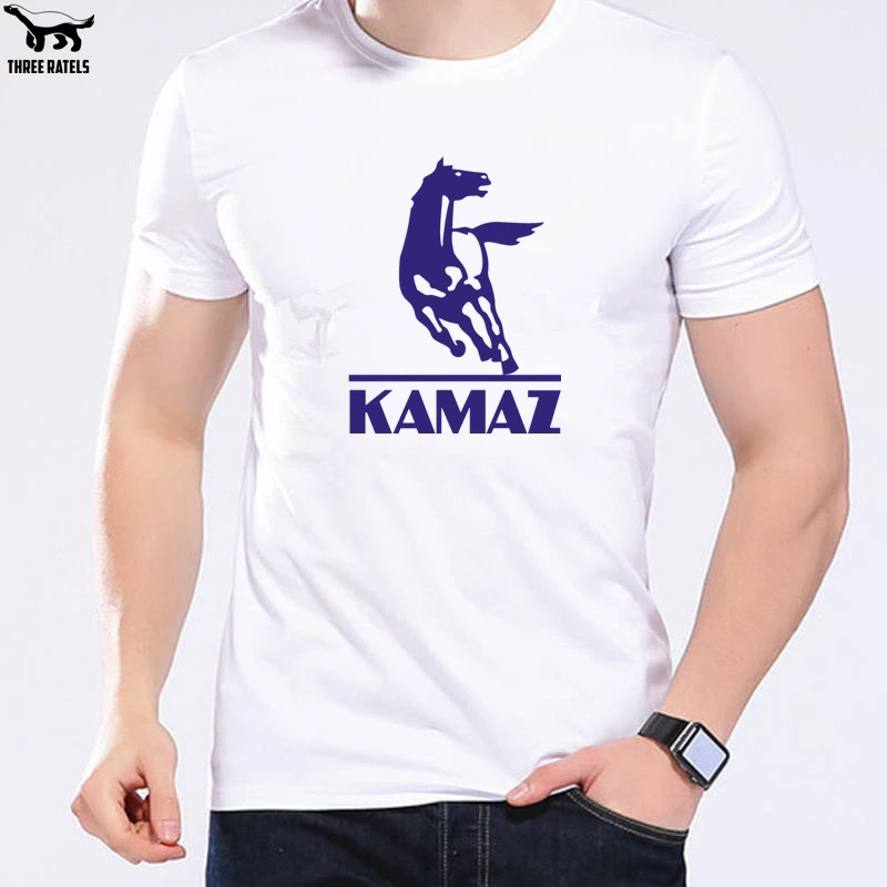 Three Ratels FUT093 для камаза лошадь логотип фотболка мужская мужские футболки майка |