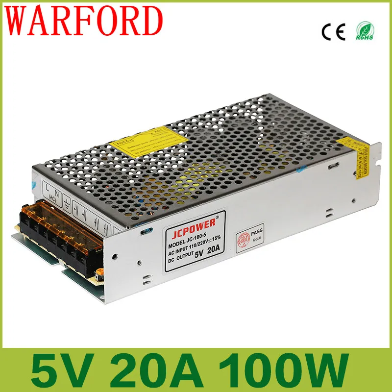 Новинка 5 V 2A/3A/4A/5A/6A/8A/10A/12A/20A/30A/40A/60A переключатель светодиодный Питание
