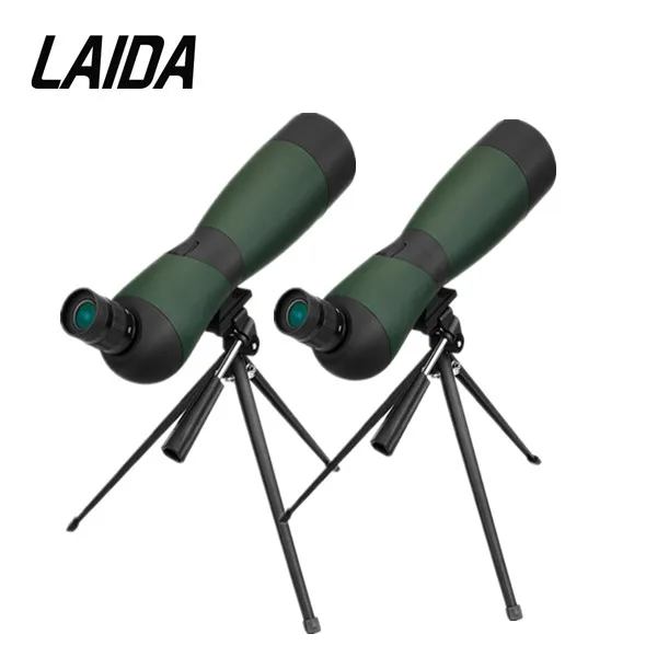 LAIDA 60/70 мм зрительная труба оптика 20x 60x/25x 75x зум телескоп рефрактор наблюдение за