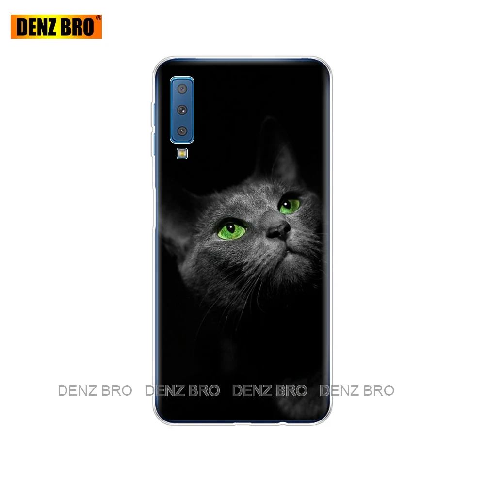 61805 Силиконовый чехол-накладка для samsung Galaxy A7 с красочным принтом для samsung A7 A750 A750F 6,0 дюймов - Цвет: 61805