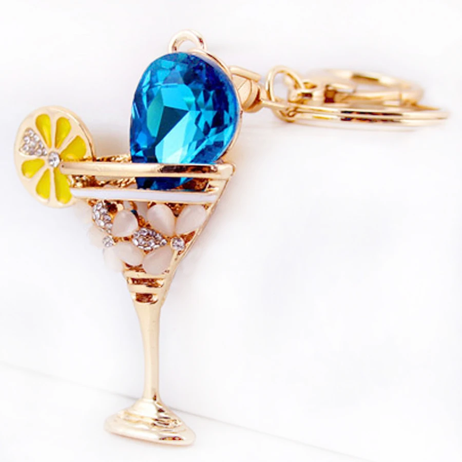 Модный женский брелок с кристаллами подвеска для подарка металлические