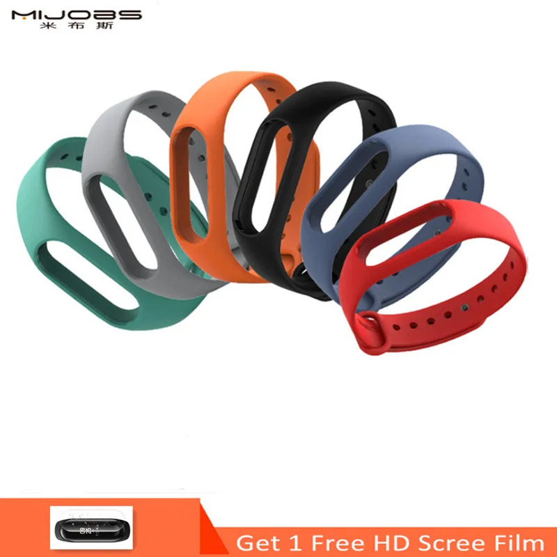 Сменный силиконовый ремешок Mijobs для умного браслета Xiaomi band 2 аксессуары mi