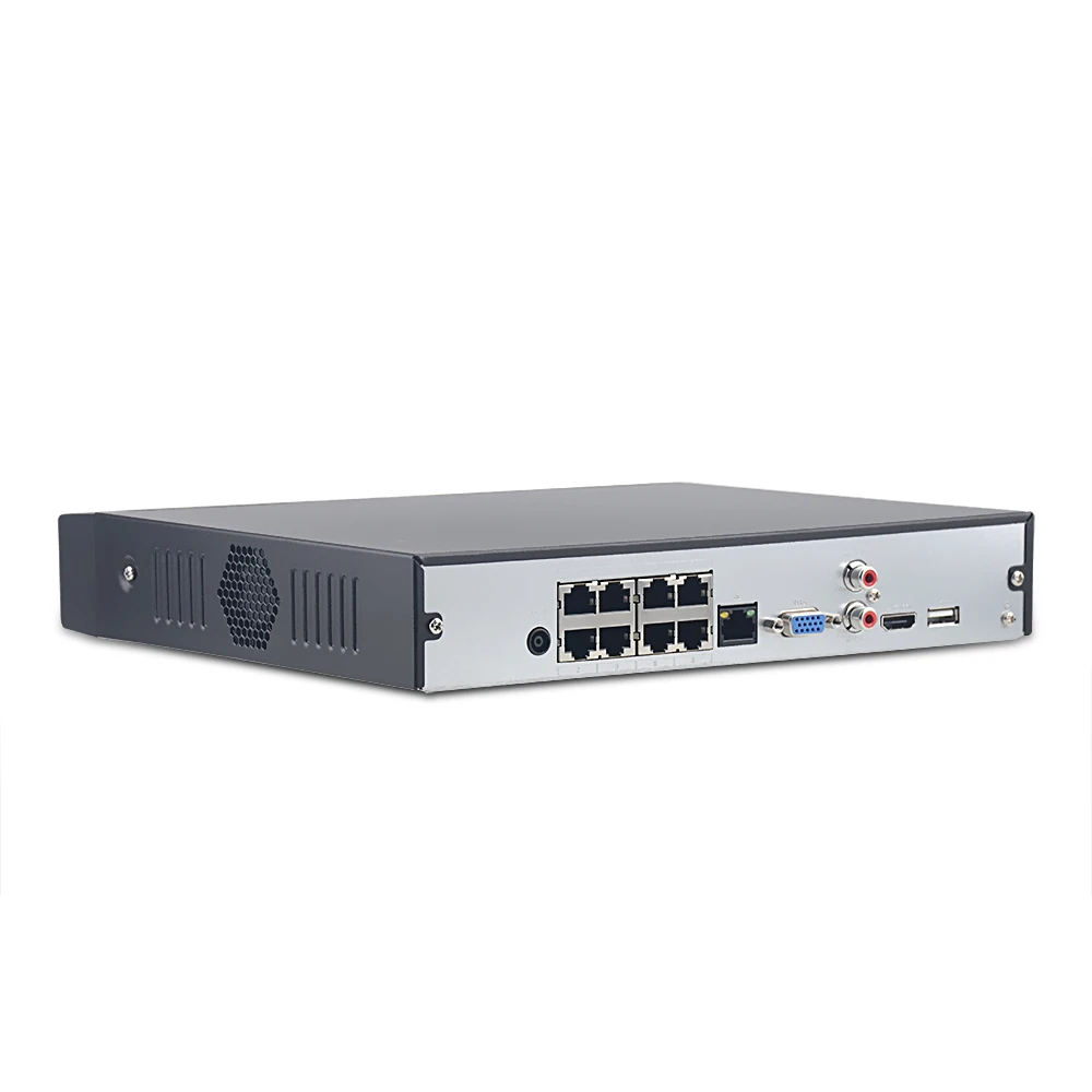 Dahua 8-канальный сетевой видеорегистратор NVR2108HS-8P-4kS2 1U 8PoE Lite 4K H.265 Сетевой Видео Регистраторы HD1080P DH Регистраторы поддерживаются sd-карты 8MP разрешение