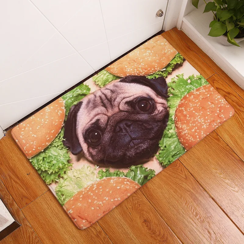 Коврик для ванной забавные Мопсы с принтом 50x80 см|bath mat|bathroom matcarpet bathroom |