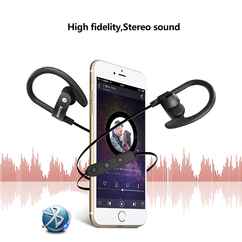 DUSZAKE LB12 спортивные беспроводные Bluetooth наушники для телефона Xiaomi iPhone | Электроника