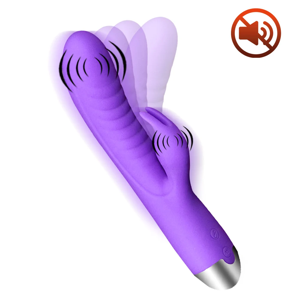 G Spot фаллоимитатор кролик вибратор для женщин двойная вибрация силиконовый