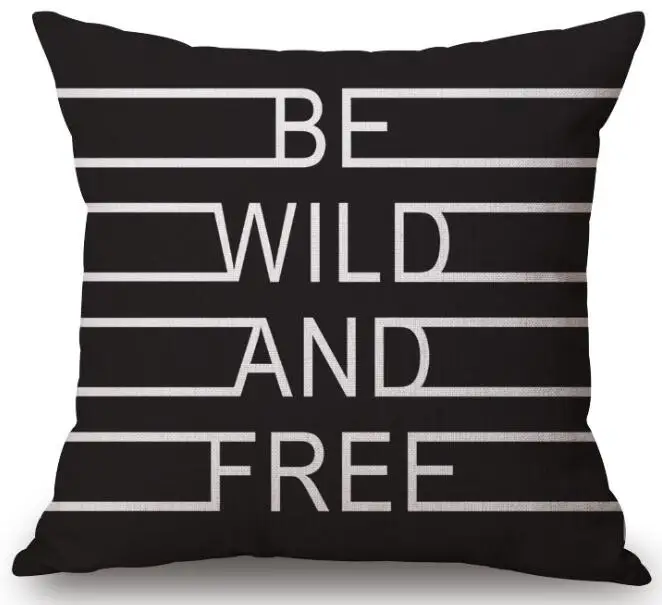 Чехол для подушки из хлопка и льна