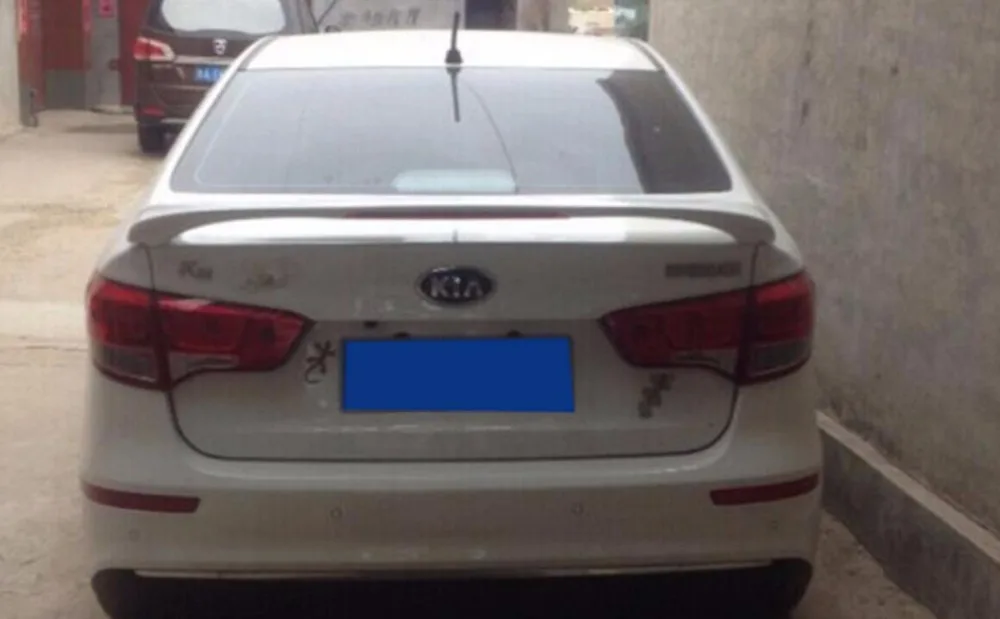 Неокрашенный задний спойлер Osmrk из АБС пластика для kia k2 rio 2011 2016|spoiler for kia|rear spoilerrear