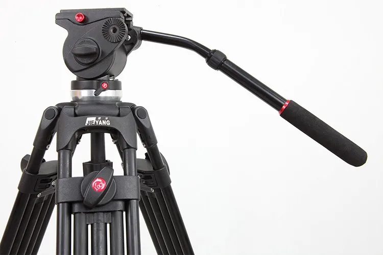 JIEYANG JY0508 JY-0508 JY0508B Профессиональный штатив-Трипод для видеокамеры/Dslr штатив с демпфирующей головкой и сумкой для штатива