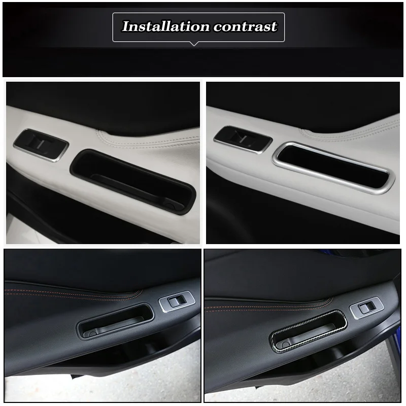 

Car Door Side Storage Box Frame Decoration Cover Trim Stickers for Jaguar F-PACE f pace X761 2016 2017 2018 Interior Accessories