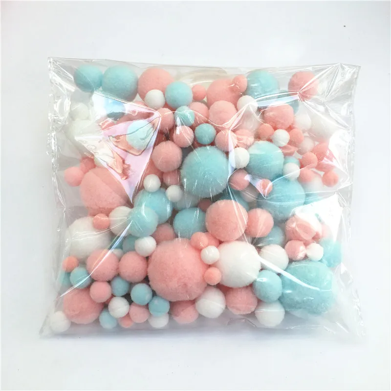 Mix C3 C16 C25 20 г мульти размер смешанные цвета помпон мех ремесло DIY мягкие помпоны бальное свадебное украшение/клей на ткани аксессуары от 8 мм до 30 мм - Цвет: Mix C3 C16 C25