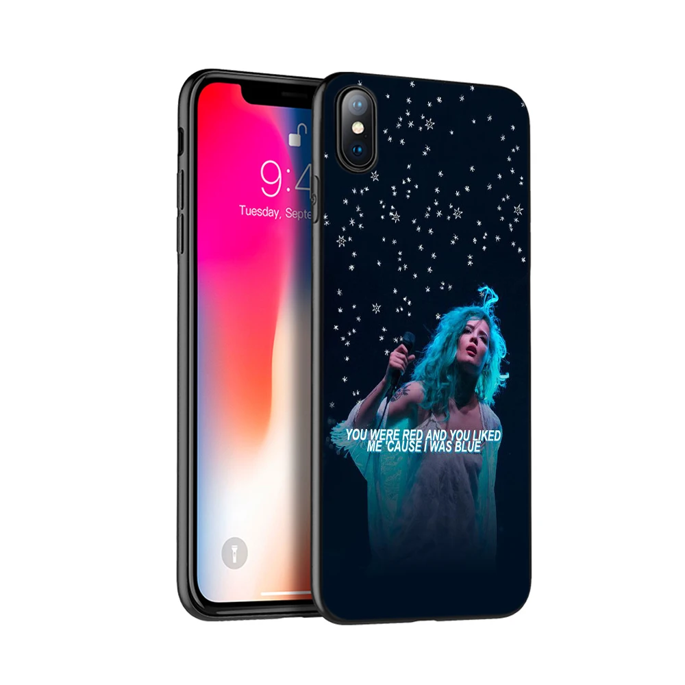 Черный чехол из ТПУ для iphone 5 5s SE 2020 6 6s 7 8 plus x 10 XR XS 11 pro MAX Halsey с текстом песни