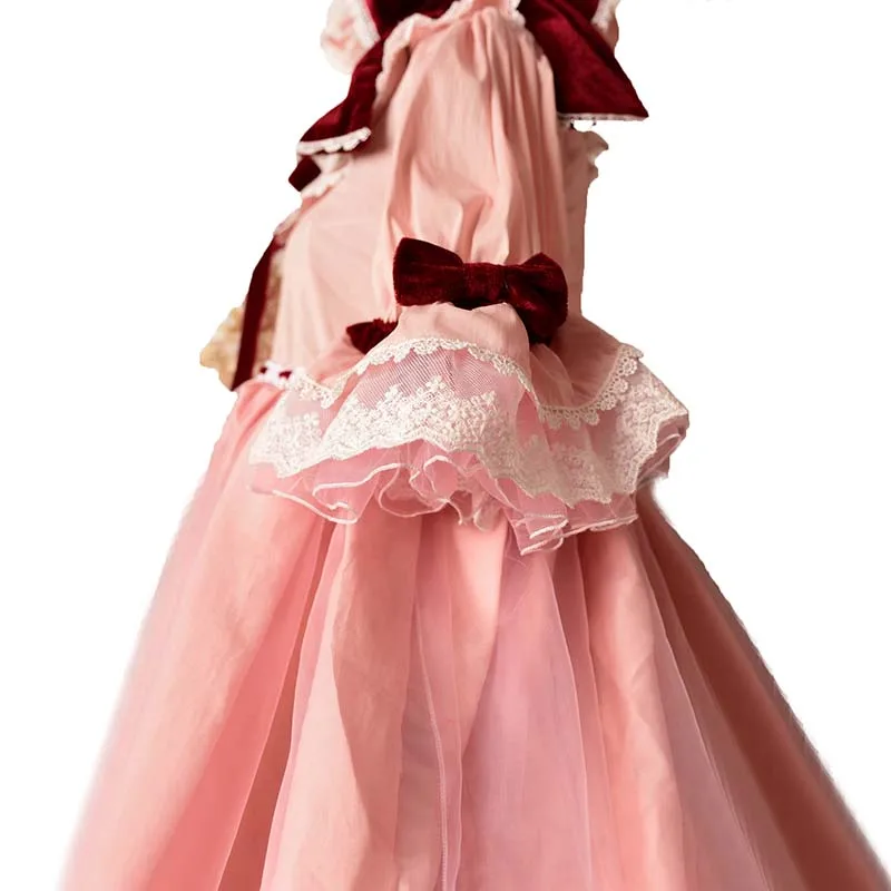 Touhou Project Косплей Remilia Scarlet костюм платье + шляпа| |