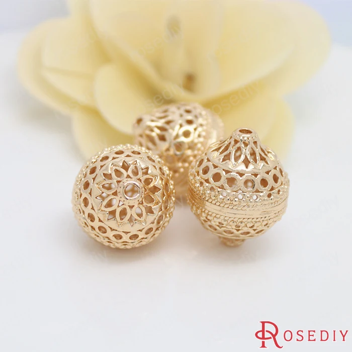 2 шт. бусины для браслета цвета шампанского|spacer beads|brass spacer beadsbrass |