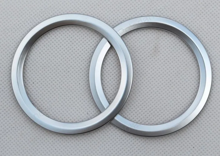 2 шт. интерьер ABS хромированный кондиционер вентиляционное отверстие отделка