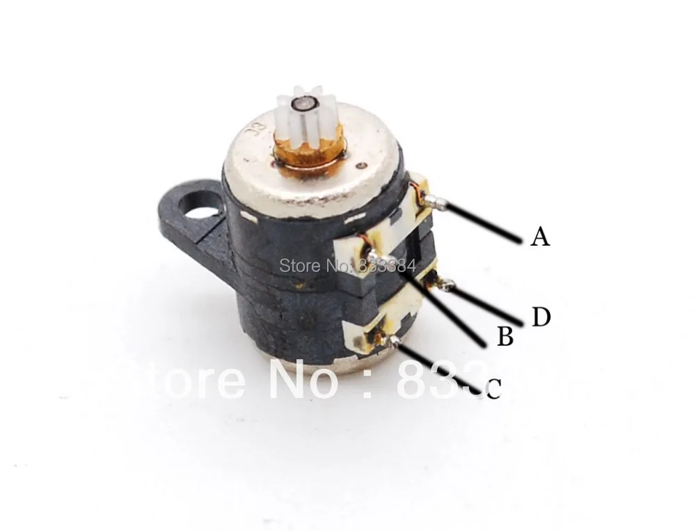 20 шт. 4 проводной 2 фазный Миниатюрный шаговый двигатель постоянного тока микро