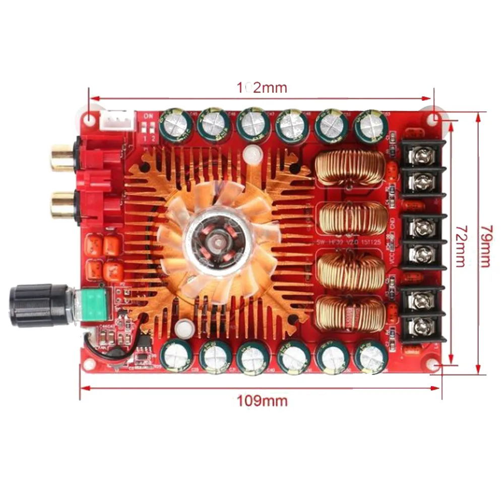 TDA7498E 2X160W Dual Channel Audio Amplifier Board Support BTL Mode 1X220W Single DC 24V Digital Stereo Power Amp | Автомобили и