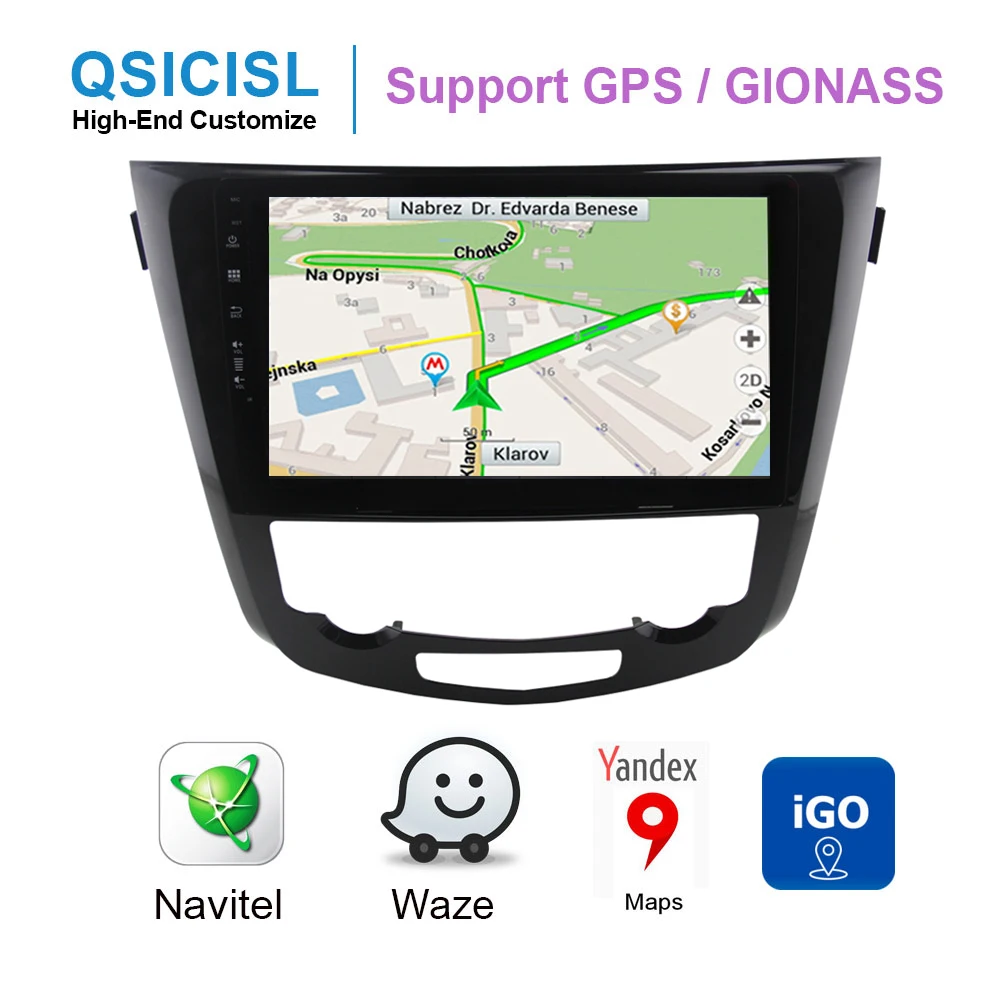 Android 9 0 ips 10 1 &quotавтомобильное радио для машины dvd gps плеер Nissan X-TRAIL 2014-2017 головное