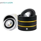 Современный светодиодный потолочный светильник COB с чипом 5 Вт 7 Вт 15 Вт, светодиодный точечный кухонный светильник закрепленный на 360 градусов Регулируемый потолочный светильник для гостиной, спальни