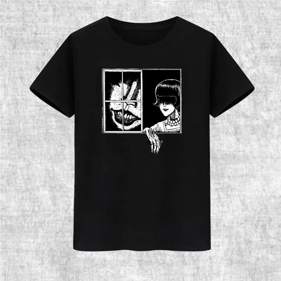 Коллекция Junji Ito футболка с коротким рукавом новинка 2019 модная Хлопковая мужская