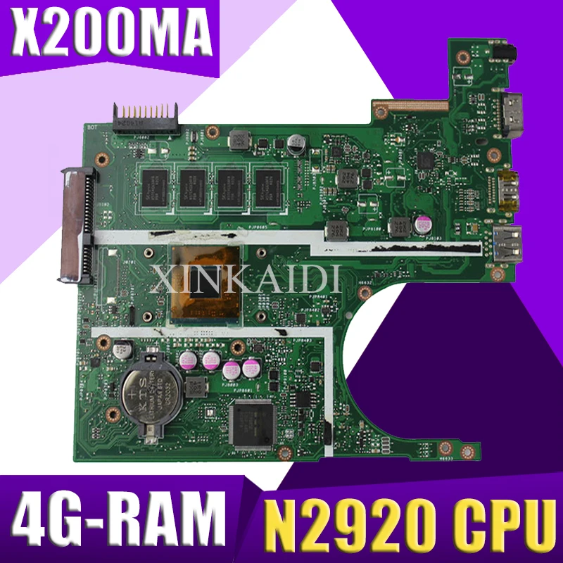 XinKaidi X200MA материнская плата для ноутбука ASUS F200M F200MA протестированная оригинальная