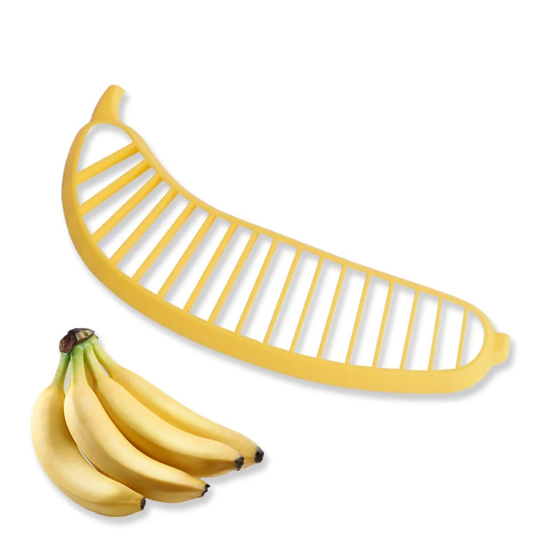 Saizhi Banana Slicer Cutter Plastic Salad Make Tool For Fruit Sausage Cereal Kitchen Tools 2363 | Дом и сад
