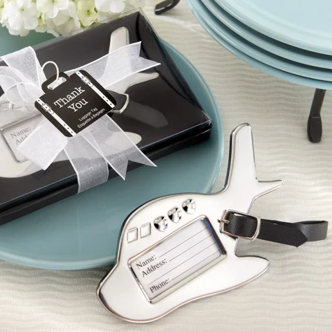 

FREE SHIPPING+Wedding Favors Airplane Luggage Tag +200pcs/LOT