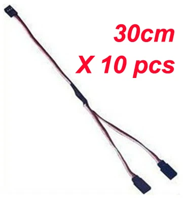

10 pcs /Lot 30cm Servo extension cable, Y type servo cable, branch servo extension cable