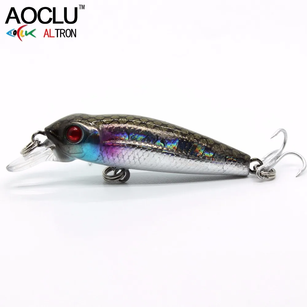AOCLU новые воблеры 40 мм 2 1 Г плавающая твердая приманка MINI Minnow глубина 0 5 м