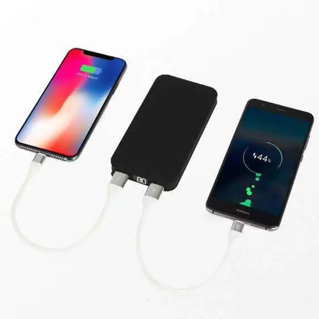20000 мАч Внешний аккумулятор 2USB ЖК-дисплей внешний зарядное устройство для