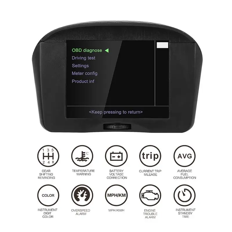 Автомобильный OBD диагностический цифровой Hud с указанием аварийного кода