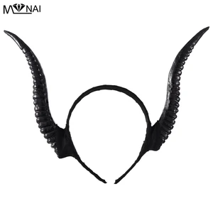 Ретро рестайл Готическая фотография головной убор в стиле панк с рогами аксессуары в винтажном стиле