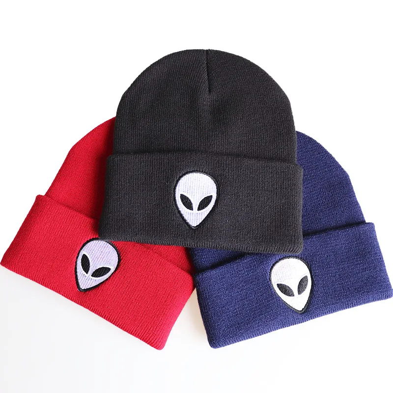 Шапки Martians Beanies новинка 2019 шапка для папы 100% акрил с вышитым черепом забавные